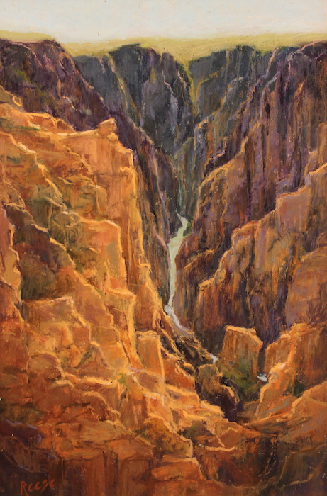 Pamela Reese, "Black Canyon (Gunnison National Park)", pastel, $1,500