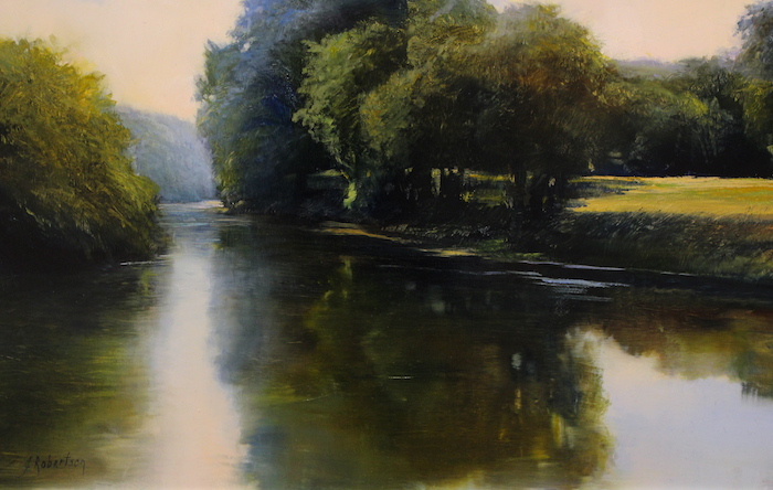 Janine Robertson, "Brandywine River Valley", oil, $1,200