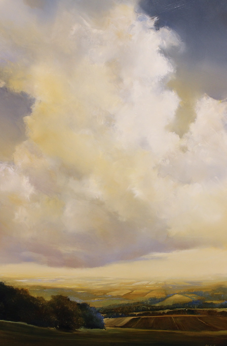 Janine Robertson, "Wine Country", oil, $2,900