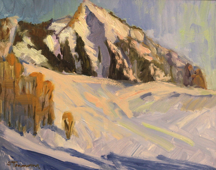 Susan Termyn, "Mt. Crested Butte", oil, $1,000
