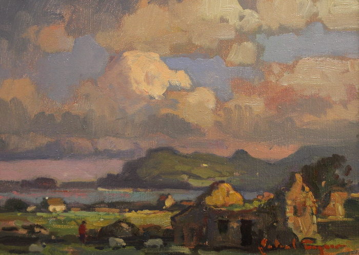 John C. Traynor, "Coastal View Ire", oil, $3,900