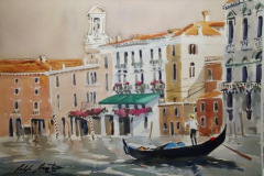 Ralph Acosta, "Venice", watercolor, $1,400