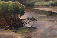 Jennifer Holmes, "By the Mangroves, Jupiter, Fl", oil, $2,100
