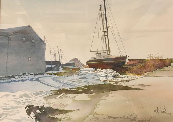 eaglemikecedarislandwatercolor
