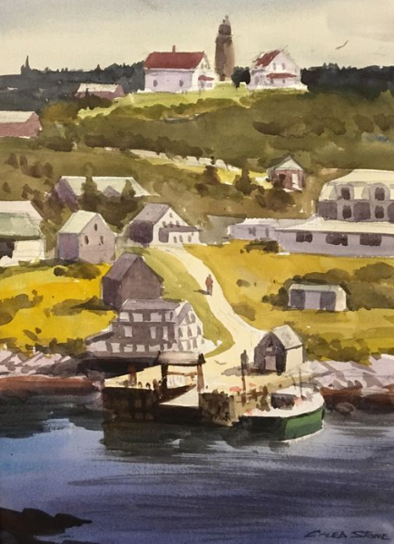stonecalebislandviewwatercolor