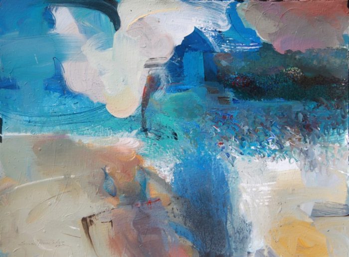 Howlader_Sunil_Blue-house_acrylic_22x30_2800