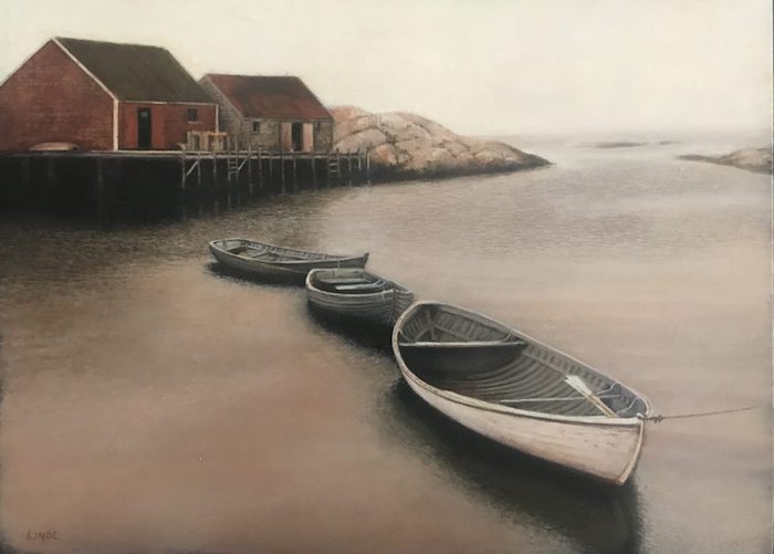 Linde_Stephen_GloucesterDories_oil_12.5x15.5_900