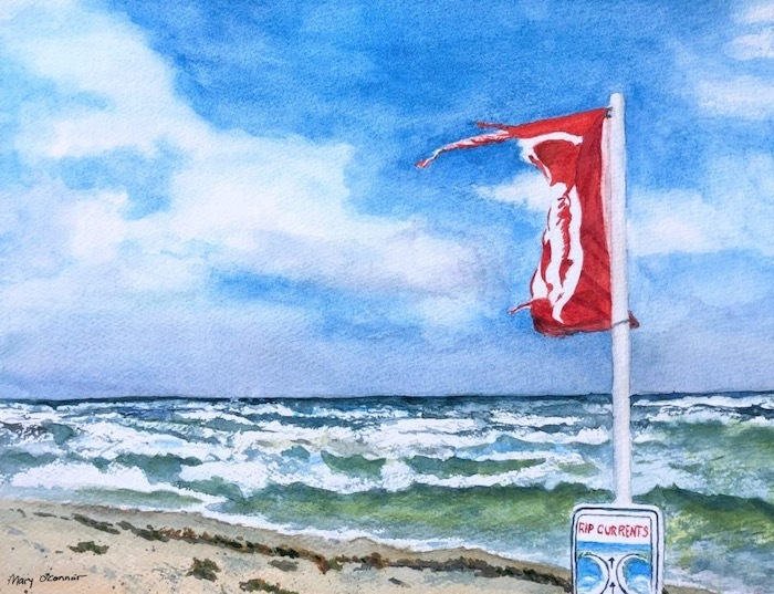 OConnor_Mary_NoSwimming_watercolor_17x21_375