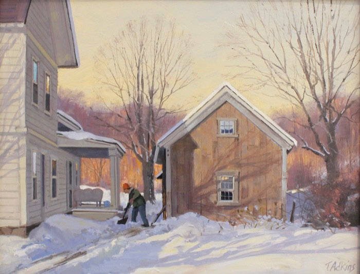 Adkins_Thomas_ShovelingOut_oil_1400_11x14