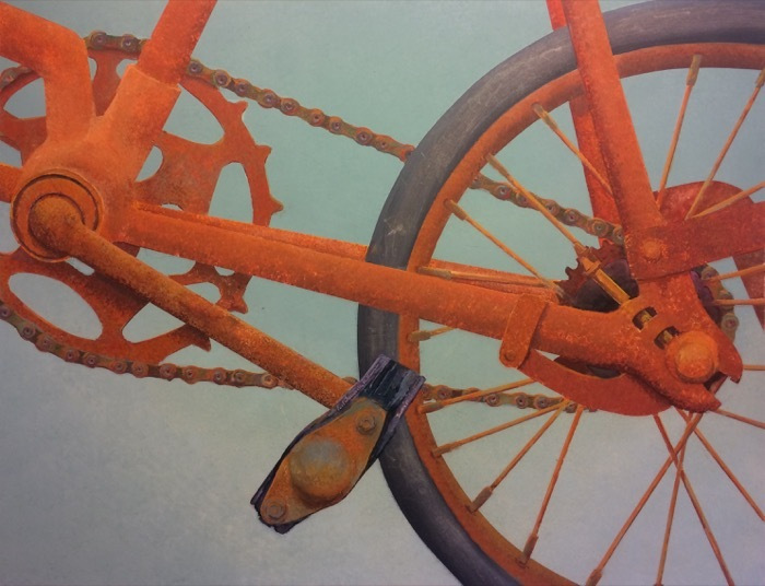 Clown Bike rear wheel and chain