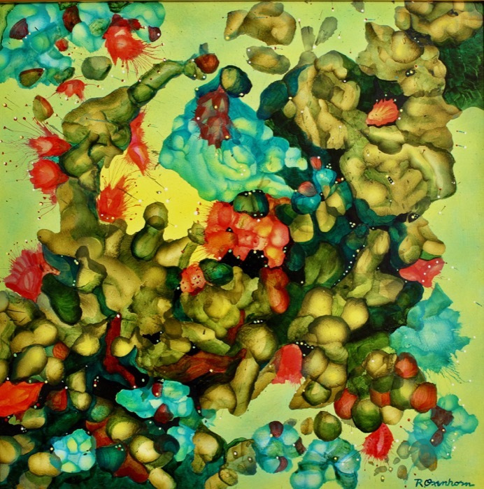 OxenhornRobert_AquaticGarden_acrylic_300_24x24