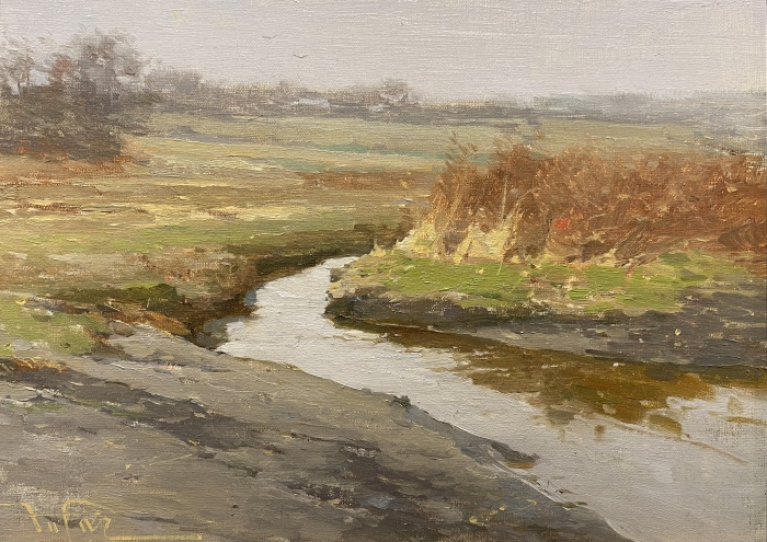 19. BikbovZufar_Snow-has-Gone_oil_9x12_1200