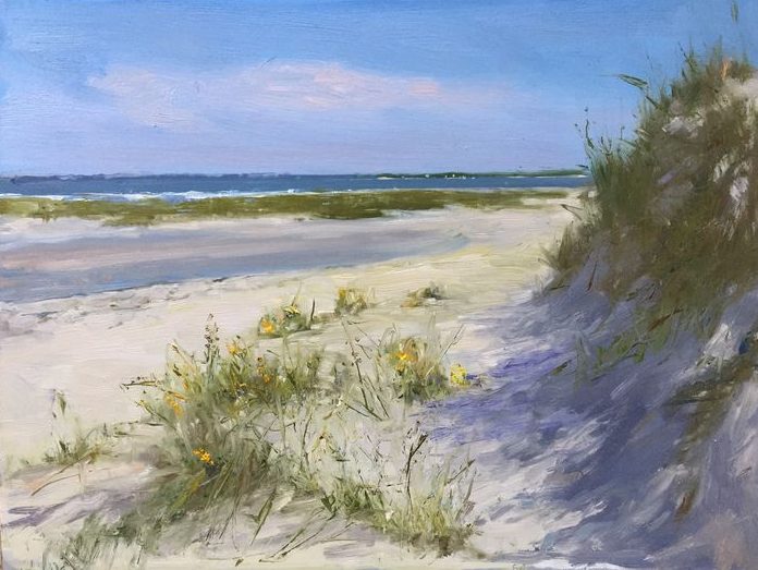 Kim Muller-Thym, Cape Cod Bay, 9x12, oil on panel