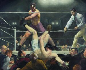 Dempsey v Firpo New York City, 1924, by George Bellows, Whitney Museum of American Art 
