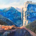 Serban_Blanche_To The Summit_oil_30 x 30 in_$1,495