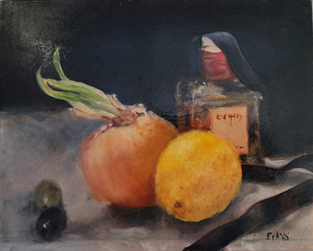 Cheryl Evans, "Still Life with Lemon"