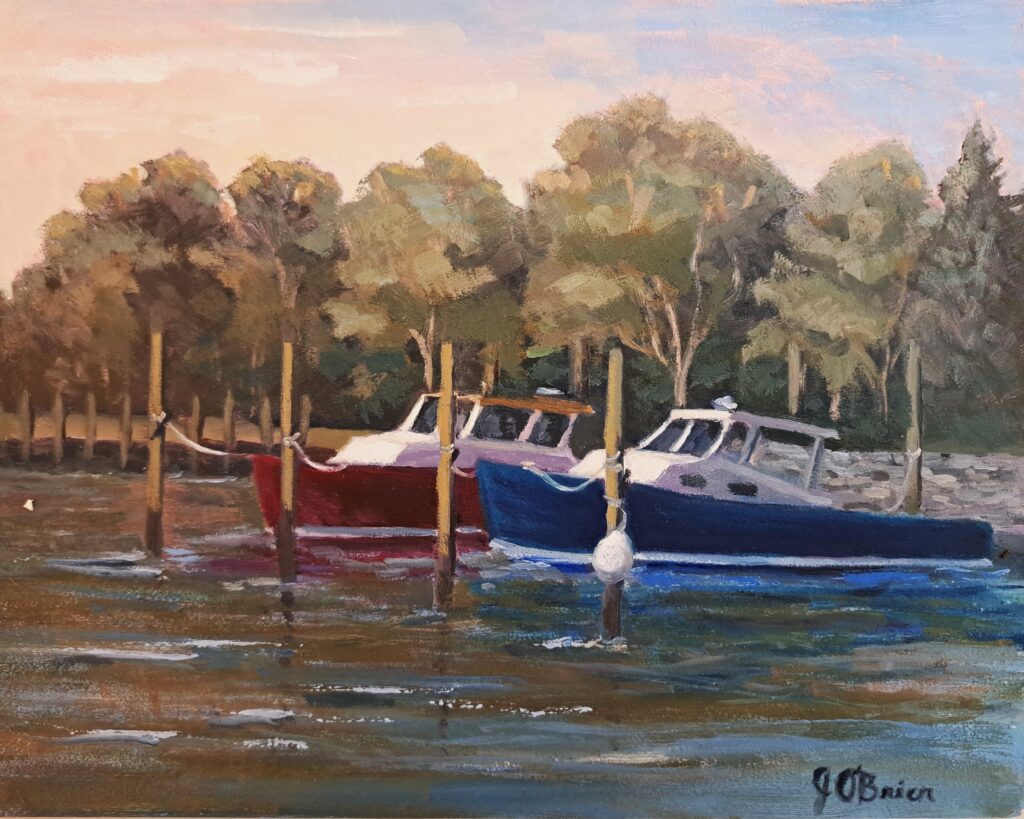 Jeanne O'Brien, "Boats at Rest"