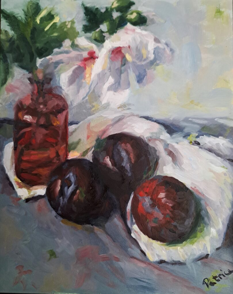 Patrice Petricone, "Three Plums"