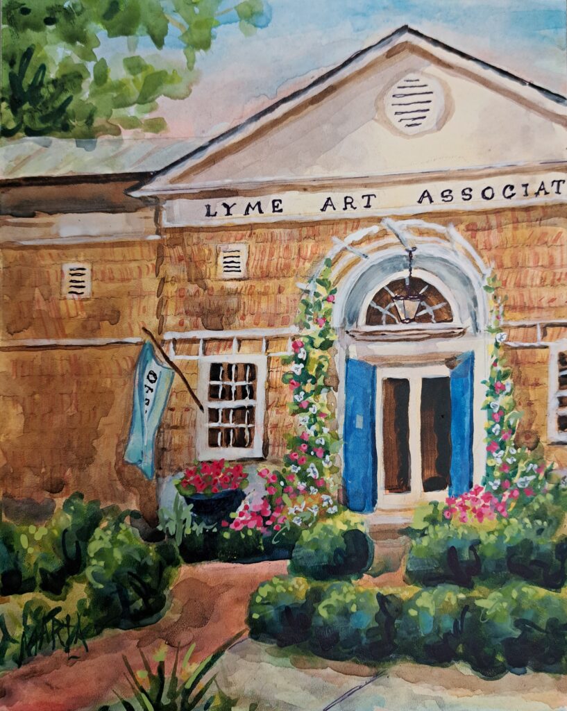 Marla Speer, "Welcome to the Lyme Art Association"