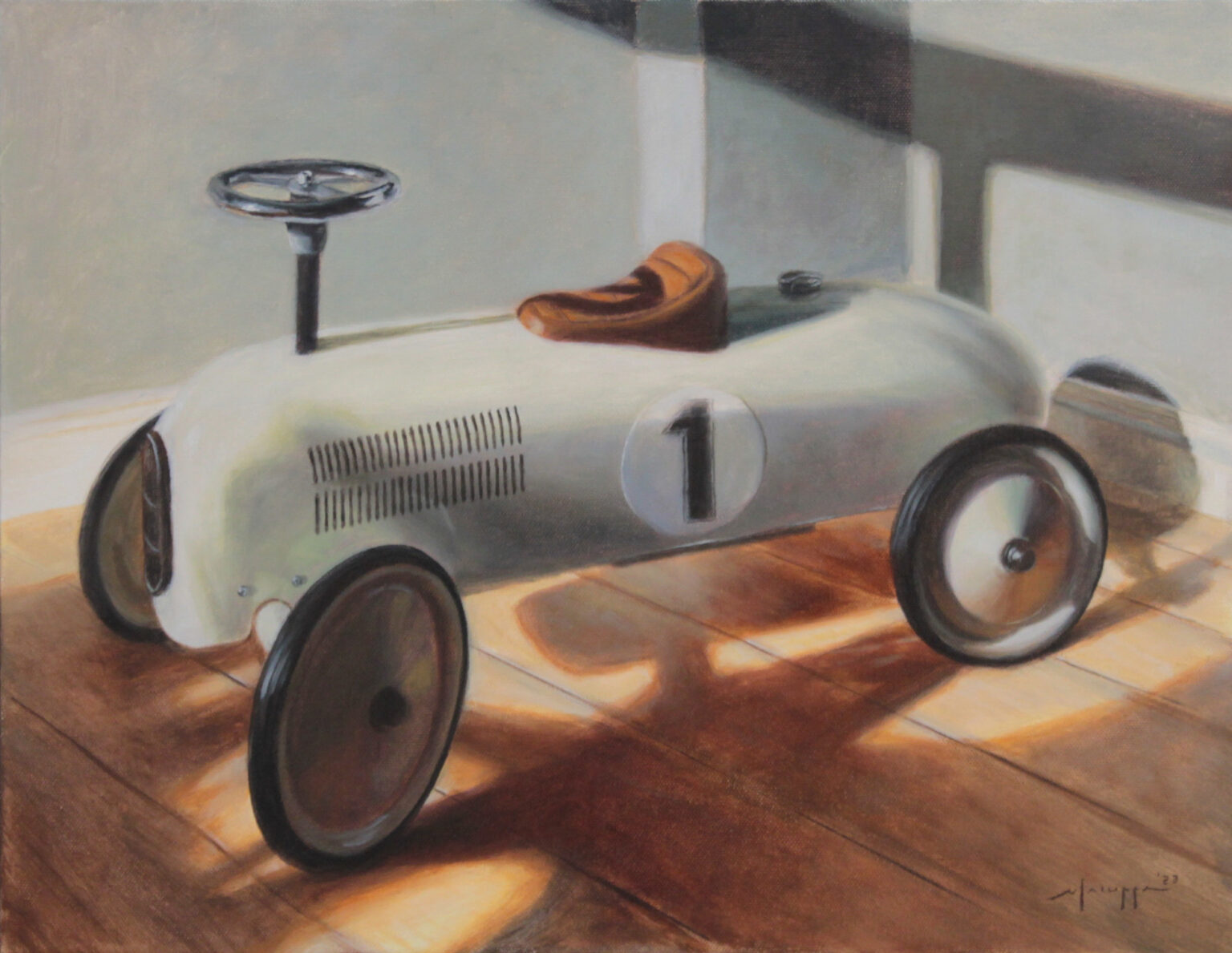 Mike Laiuppa, "Number One", oil