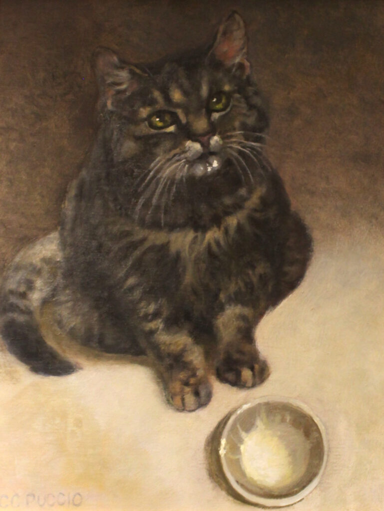 The Cat and the Cream, Oil, 850