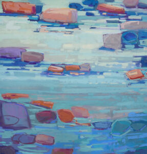 Diana Rogers, "Tide Pool, Warm Spring Day", pastel
