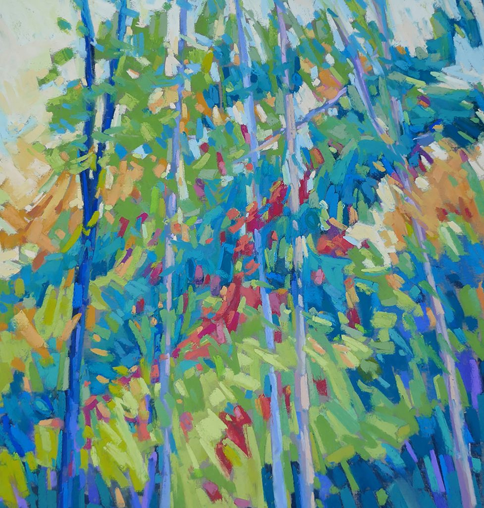 Diana Rogers, "Color Show, Early Autumn", pastel