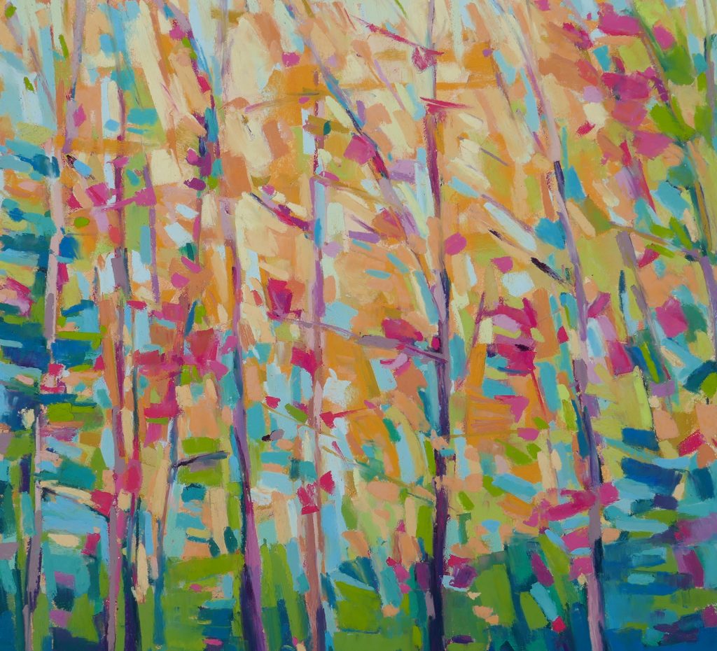Diana Rogers, "Autumn Color Confetti", pastel