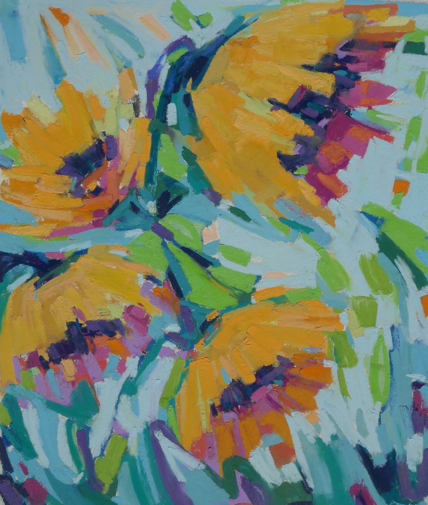 Diana Rogers, "With Light Comes Peace", pastel