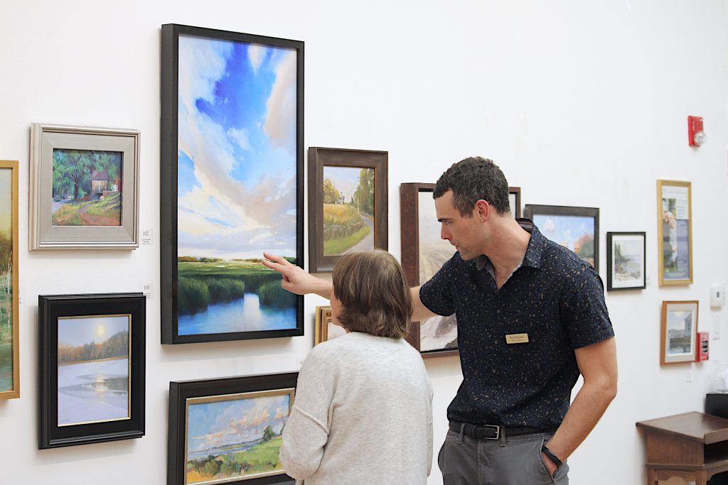 Paul Michael, LAA Gallery Dir, and a Patron