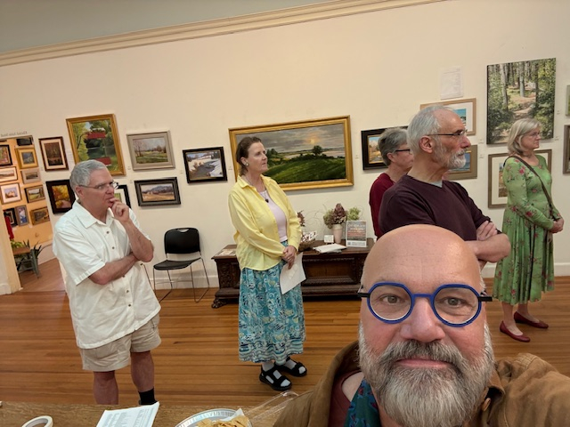 Poetry Workshop (Selfie with Ed Lent)