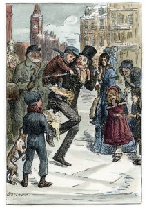 A Christmas Carol Bob Cratchit and Tiny Tim