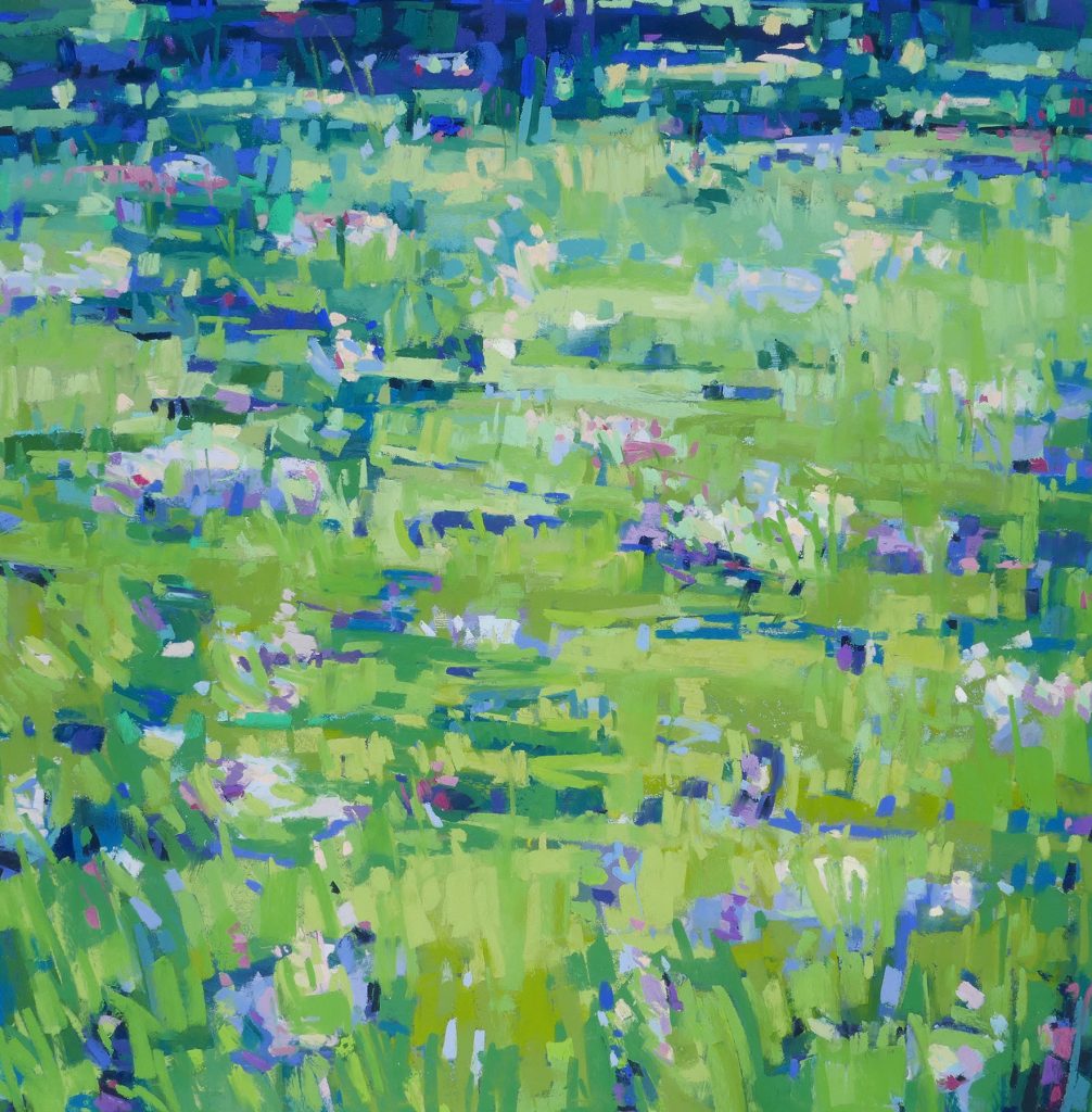 Diana Rogers, Heading to the Vernal Pool, Springtime, pastel
