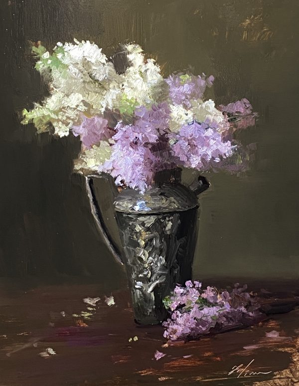 Kelli Folsom Dutch-Lilacs-16x12-oil-on-panel-600x774