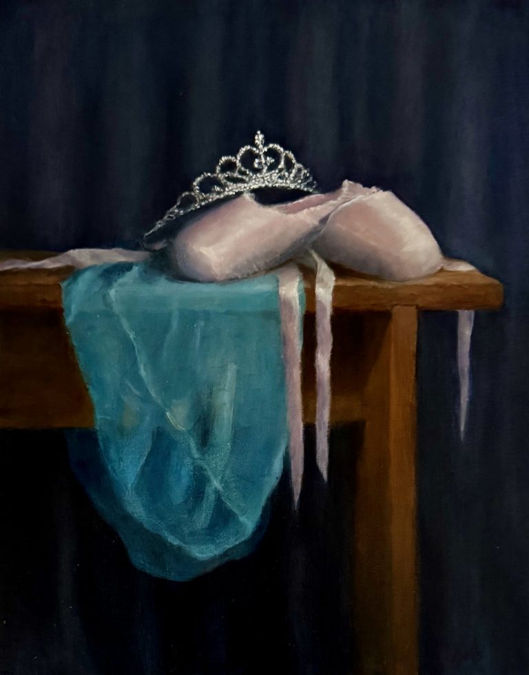 Liane Philpotts, Backstage, Oil, $600