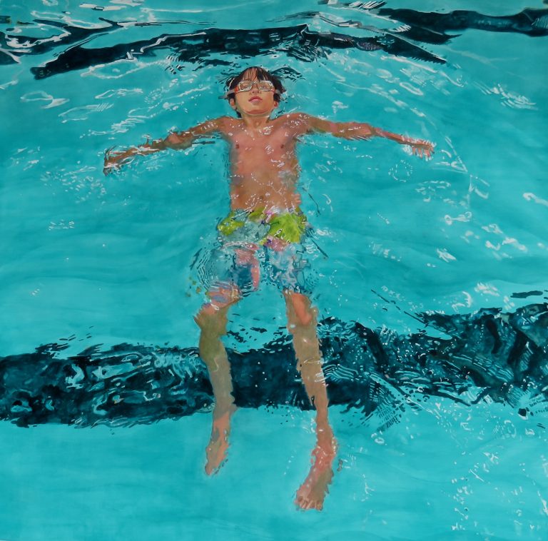 Jeanne Carol Potter, Buoyant, Watercolor, 36x36 inches, $8500