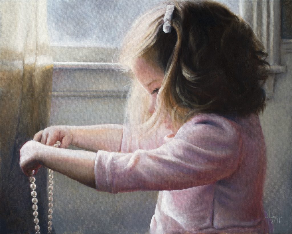 Mike Laiuppa, Gift From Grandma, 16x20", oil