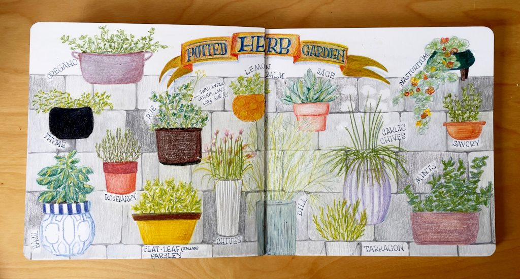 HDYGG - Potted Herbs Spread - Jessica Southwick