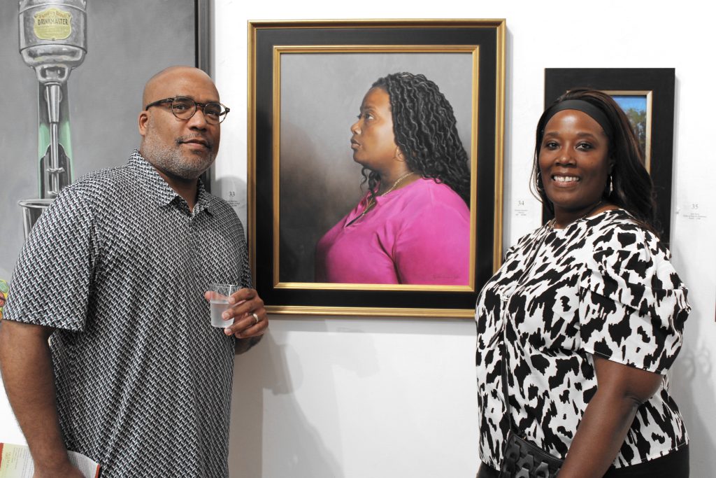 Artist with His Wife and Model