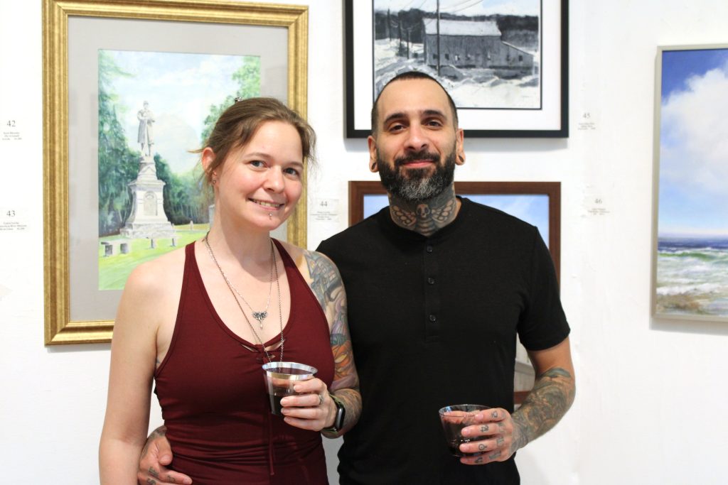 Attendees at the Reception
