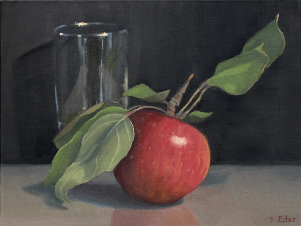Eileen Eder, "Freshly Picked", Oil, 9 x 12"