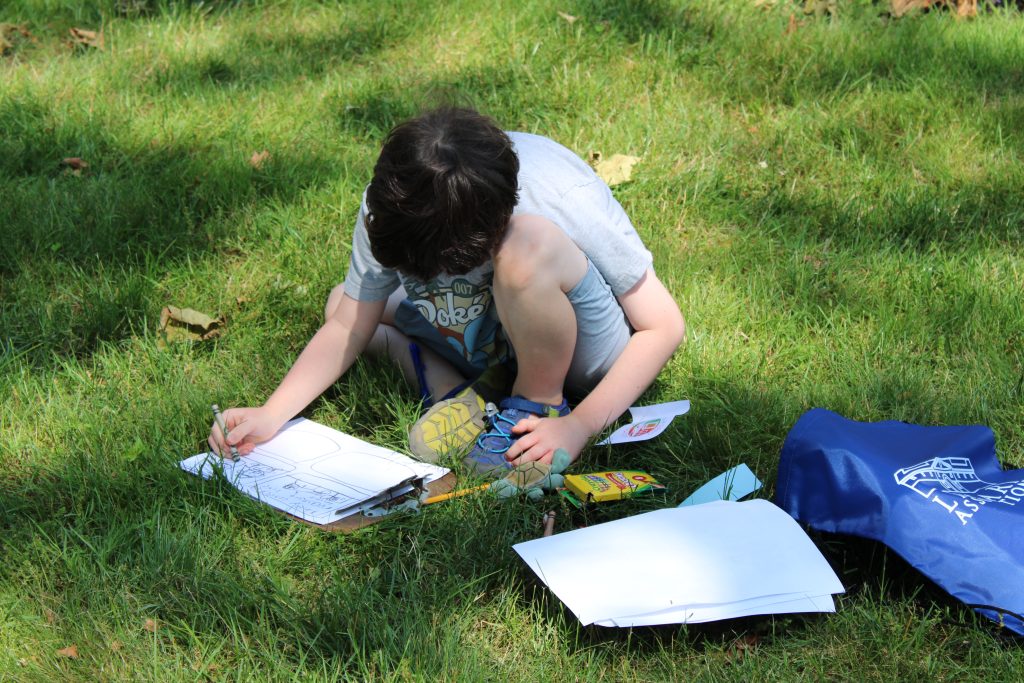 Drawing at Family Day 2025