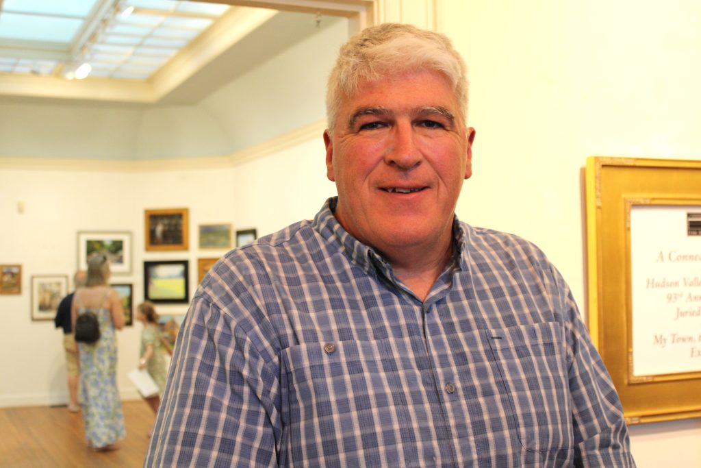 Jonathan McPhillips at the A CT History Reception 2026 during a break in this 2 week workshop