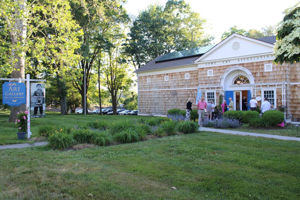 Outside the A CT History Reception