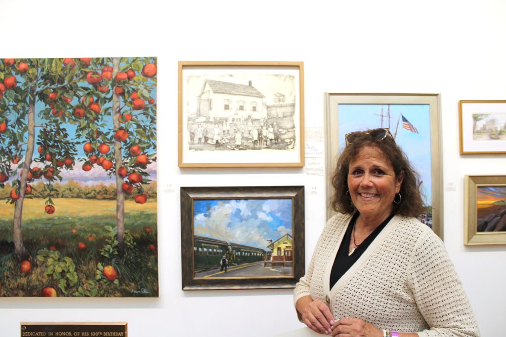 Ritson with her Award Winning Piece