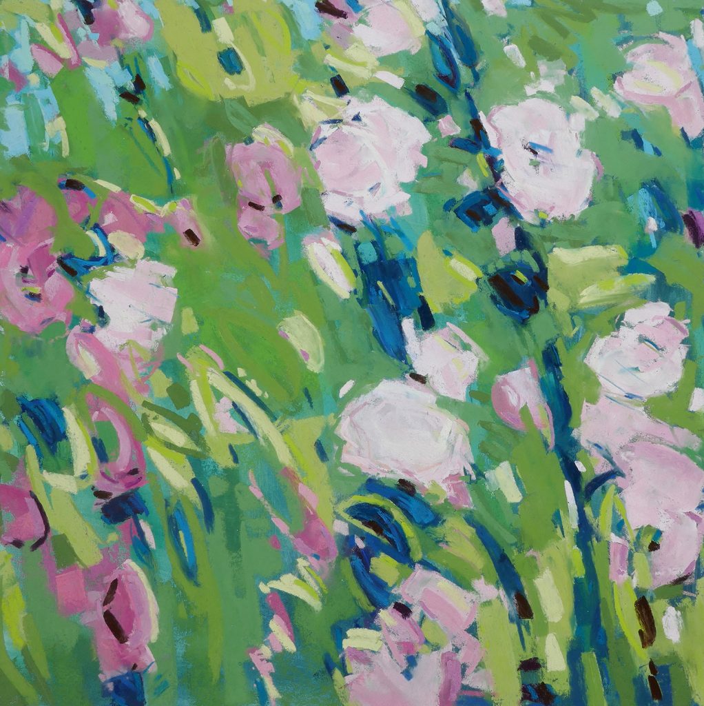 Diana Rogers, Wild Mallows and Marsh Rhythms, pastel
