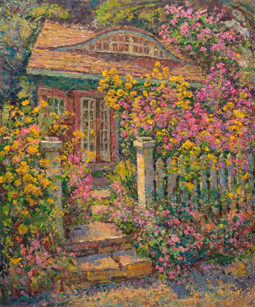 Leif Nilsson, Tansy and Clover Garden, Oil, 36x30 inches, $18,000