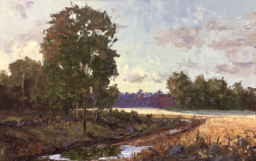 Howard Park, Passing Showers, oil,