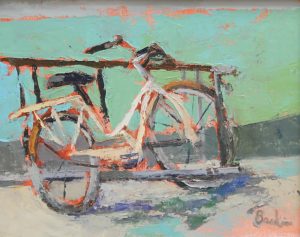 53 Sarah Baskin, Retro Ride, Oil, 450, 11.75 x 13.75