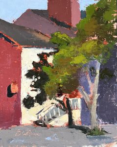Baskin-Sarah_Tree Shadows_Oil_15x13_$450